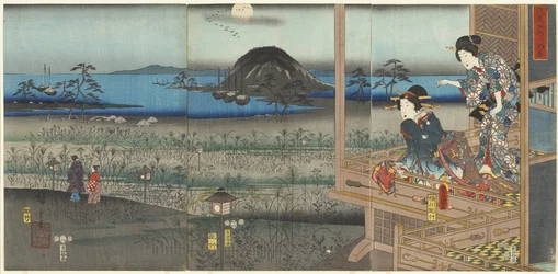 明石の光景、1853年4月